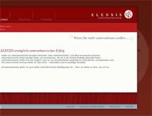 Tablet Screenshot of elenxis.com
